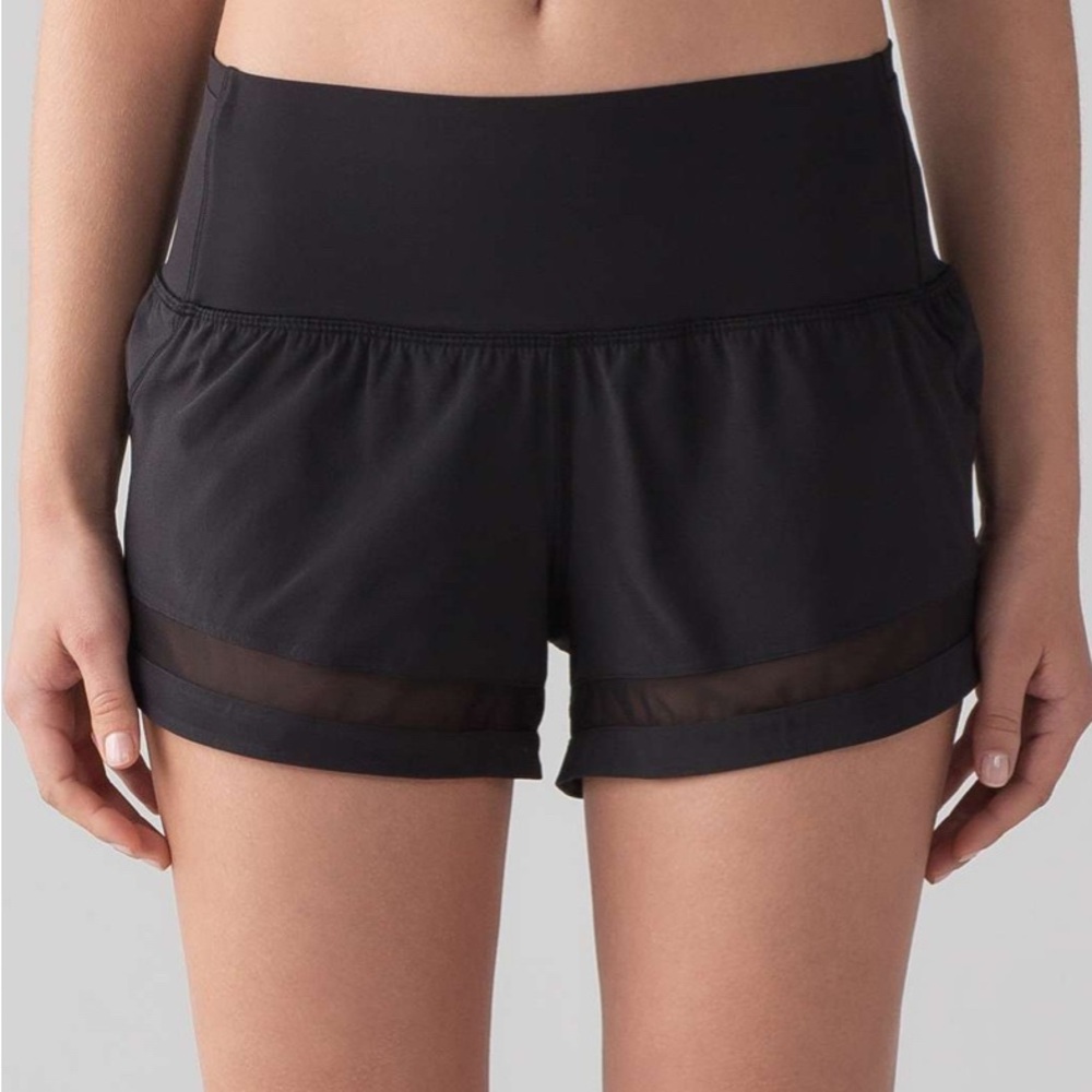 Women's Black Athletic Shorts